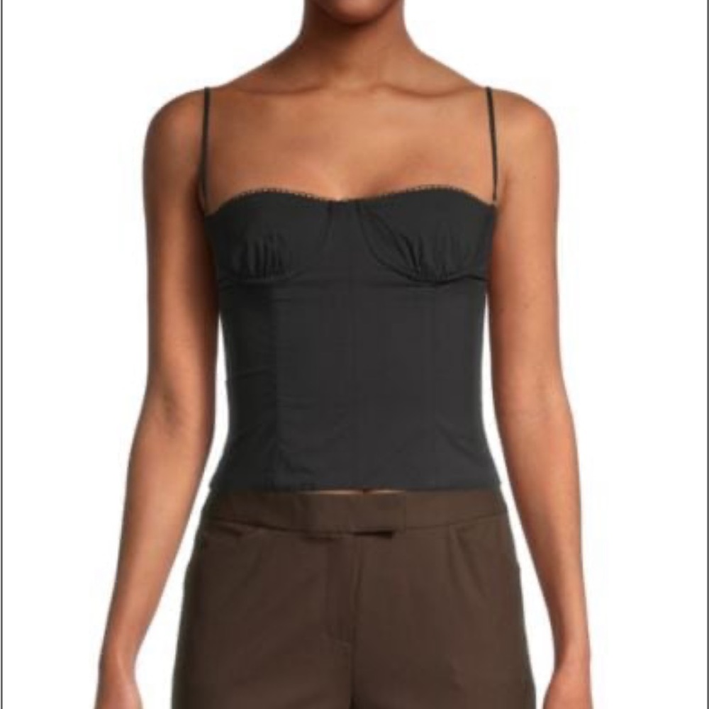 NWT WeWoreWhat underwire corset top